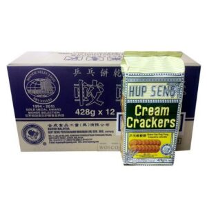 Hup Seng Cream Crackers 428g x 12 (1 Carton)